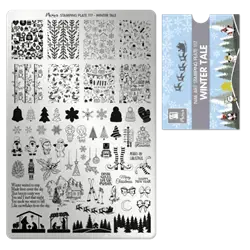 Winter Tale, Stamping Plade NO. 117, Moyra